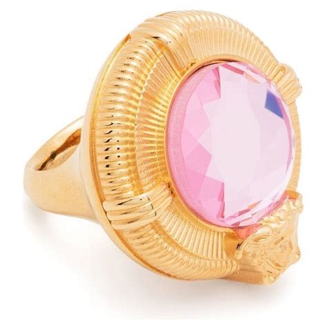 anello versace rosa